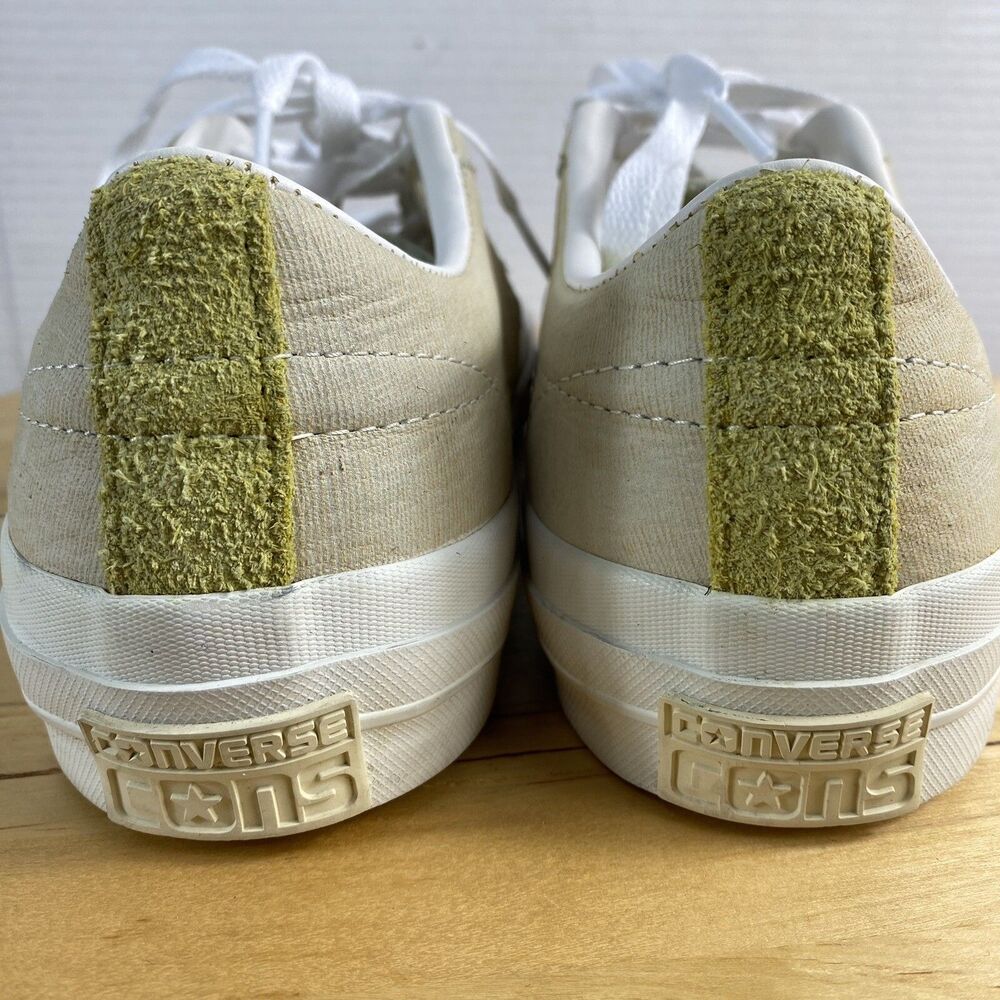 Converse One Star Ox Leather Bitter Lemon White Low Top Sneakers Men 6 Women 7.5 - Picture 5 of 11